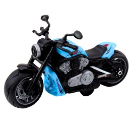 Motocykl Zabawkowy Na Baterie Napęd Światła Dźwięki Niebieski
