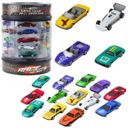 Zestaw Resoraków W Tubie Autka Klasyczne Sportowe 1:64