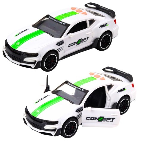 Samochód Sportowy Lazer Otwierane Drzwi Napęd Światła Dźwięki Mix