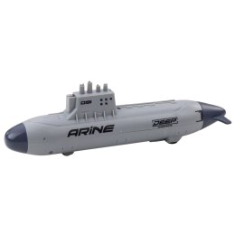 Statek Łódź Podwodna Strzelająca Torpedami Napęd Szara 28cm