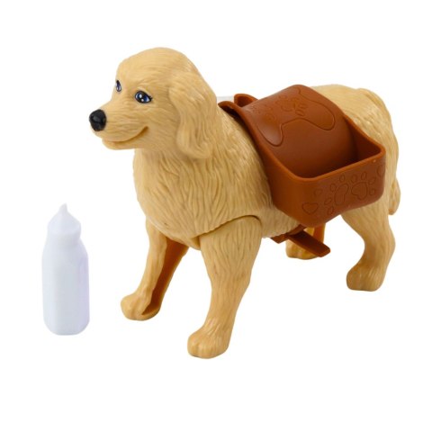 Zestaw Mini Laleczka Ankiki Pies Z Torbą Szczeniaczki Kość