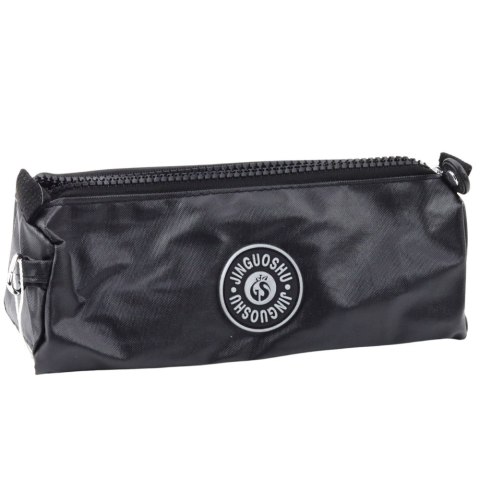 Piórnik Szkolny Organizer Jednokomorowy Czarny 21,5cm