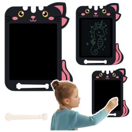 Znikopis Tablica Do Rysowania Pisania LCD Rysik Kot Czarny