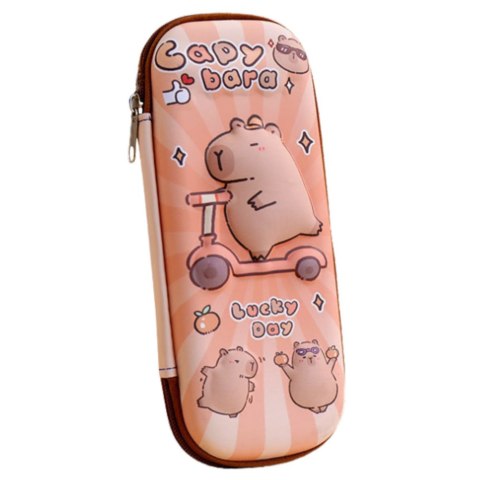 Piórnik Przybornik Szkolny Kapibara Na Hulajnodze 23cm