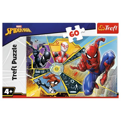 Puzzle - 60 - W sieci - Spiderman - Trefl 17372