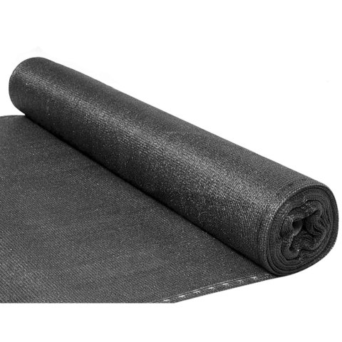 Siatka Cieniująca Na Ogrodzenie Płot Maskująca Szara 1.5M 25M 140g/m²