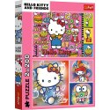 Puzzle - 2x200 - Hello Kitty i przyjaciele - Hello Kitty - Trefl 13336