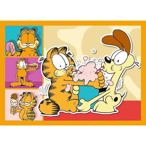 Puzzle - 4w1 (35, 48, 54, 70) - Garfield Kocha lasanię - Trefl 34673