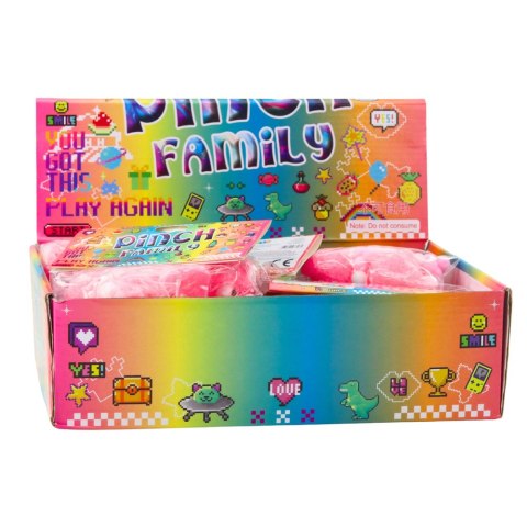 Gniotek Sensoryczny Miękki Kotek Z Perłami Pomponiki Różowy 8cm