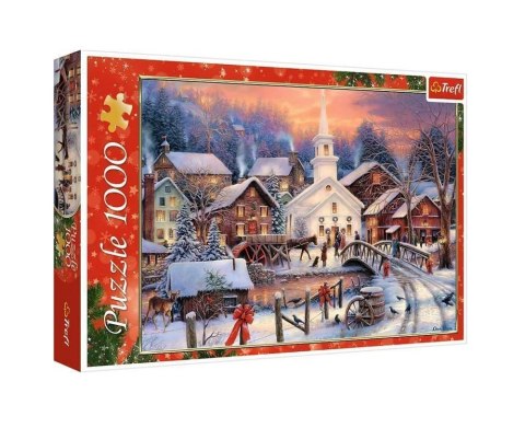 Puzzle - 1000 XMAS - Białe Święta - Trefl 10602