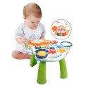 Stolik Interaktywny Edukacyjny Dla Malucha Światła Dźwięki Kolorowy 6w1