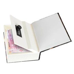 Książka Ukryta Skarbonka Sejf Na Kod Szyfr Dinozaur Czarna