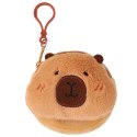 Pluszowy Portfelik Kapibara Brelok Dla Dzieci Brązowy