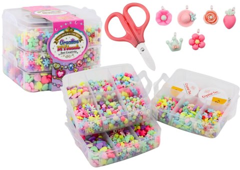 Zestaw Koralików Do Biżuterii Zawieszek W Walizce Żyłki DIY 1620 El