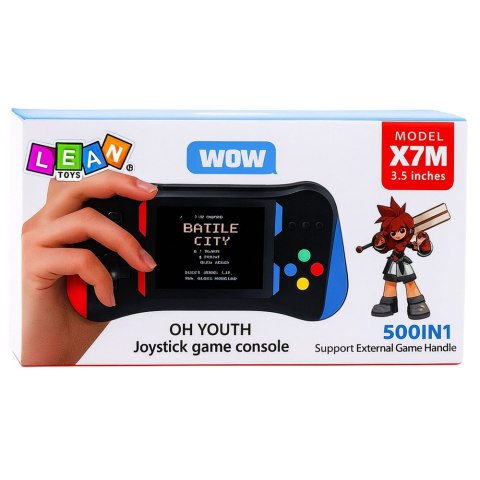 Konsola Przenośna Elektroniczna X7M Retro 500 Gier 3,5 Cala