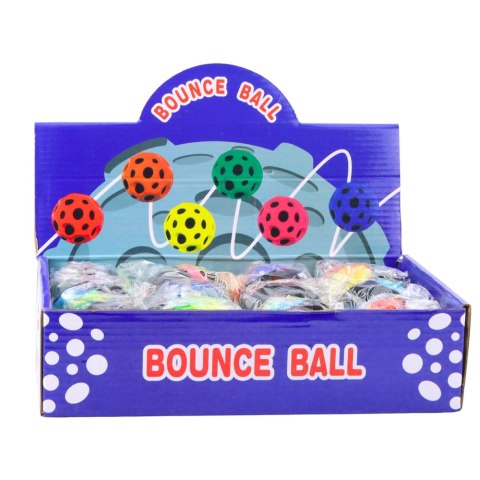 Piłeczka Księżycowa Na Gumce Do Ćwiczeń Zręczności Wgłębienia 6,5 cm