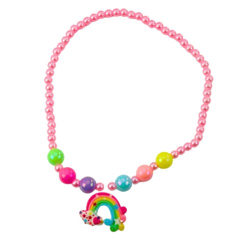 Zestaw Opaska Jednorożec Uszy Róg Naszyjnik Kolorowe