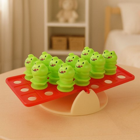 Gra Zręcznościowa Edukacyjna Dla Dzieci Balansujące Żabki