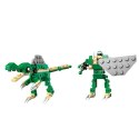 Klocki Konstrukcyjne Dinozaur Robot 2w1 57-70 el. Mix