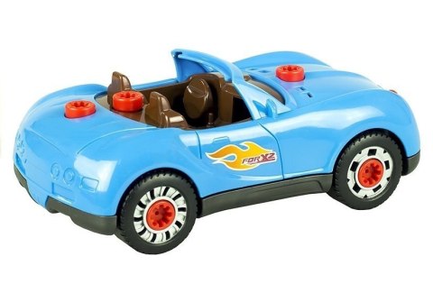 Zestaw Małego Mechanika Rozkręcany Samochód Wkrętarka Światła Dźwięki