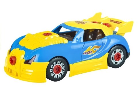 Zestaw Małego Mechanika Rozkręcany Samochód Wkrętarka Światła Dźwięki