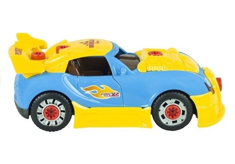 Zestaw Małego Mechanika Rozkręcany Samochód Wkrętarka Światła Dźwięki