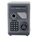 Elektroniczny Sejf Bankomat Skarbonka Na PIN Dla Dzieci Szary