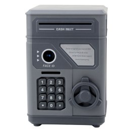 Elektroniczny Sejf Bankomat Skarbonka Na PIN Dla Dzieci Szary