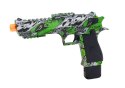 Elektryczny Pistolet Na Kulki Wodne Strzałki 2w1 Zielony