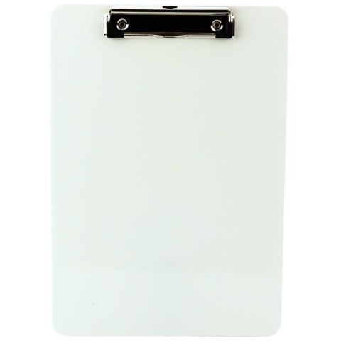 Podkładka Deska Z Klipem Do Pisania Miarka A4 Plastikowa Biała