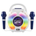 Zestaw Karaoke Dwa Mikrofony Głośnik Bluetooth MP3 Nagrywanie LED