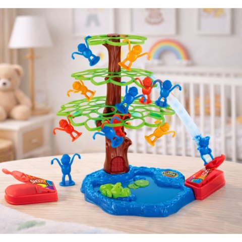 Gra Zręcznościowa Rodzinna Skaczące Małpki Drzewo Jeziorko