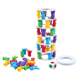 Gra Zręcznościowa Rodzinna Szalone Pingwiny Na Wieży Kolorowe