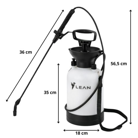 Ręczny Opryskiwacz Ciśnieniowy Do Podlewania Nawożenia Opryskiwania LEAN 3L