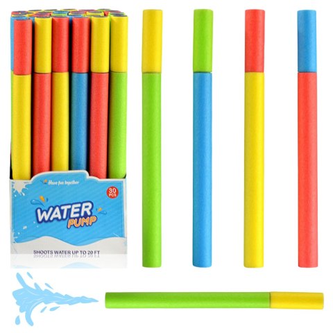 Broń Na Wodę Wyrzutnia Wody Strzykawka Piankowa Kolorowa 56cm