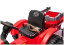 Traktor Na Akumulator CH9959B Z Przyczepą Czerwony 24V