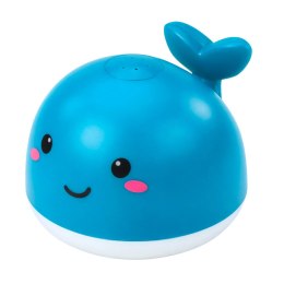 Zabawka Do Kąpieli Pryskający Wieloryb Fontanna Świecący Niebieski