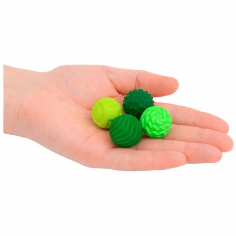 Magnetyczne Silikonowe Piłki Antystresowe W Etui Zielone 2,5 cm 4 el.