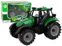 Mały Traktor Rolniczy Farmerski Otwierana Maska Czerwony 13 cm