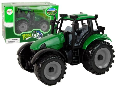 Mały Traktor Rolniczy Farmerski Otwierana Maska Czerwony 13 cm