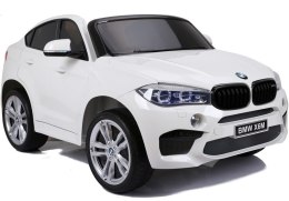 Auto Na Akumulator NOWE BMW X6M SUV Światła LED MP3 Pilot Białe