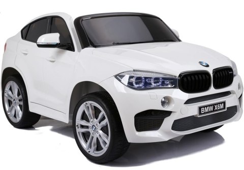 Auto Na Akumulator NOWE BMW X6M SUV Światła LED MP3 Pilot Białe