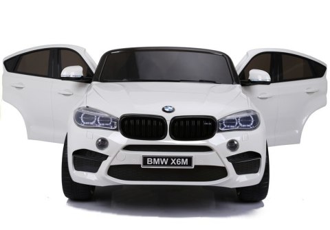 Auto Na Akumulator NOWE BMW X6M SUV Światła LED MP3 Pilot Białe