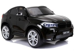 Auto Na Akumulator Nowe BMW X6M SUV Światła LED MP3 Czarne Lakierowane
