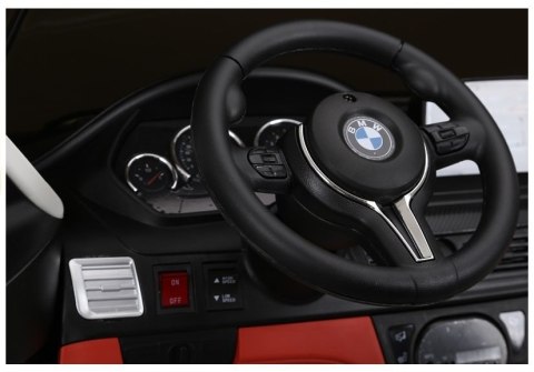 Auto Na Akumulator Nowe BMW X6M SUV Światła LED MP3 Czarne Lakierowane