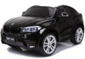 Auto Na Akumulator Nowe BMW X6M SUV Światła LED MP3 Czarne Lakierowane