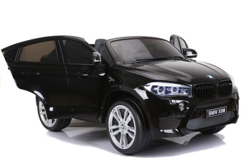 Auto Na Akumulator Nowe BMW X6M SUV Światła LED MP3 Czarne Lakierowane