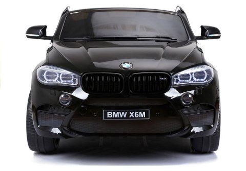Auto Na Akumulator Nowe BMW X6M SUV Światła LED MP3 Czarne Lakierowane
