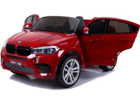 Auto Na Akumulator Nowe BMW X6M SUV Światła LED MP3 Czerowne Lakierowane