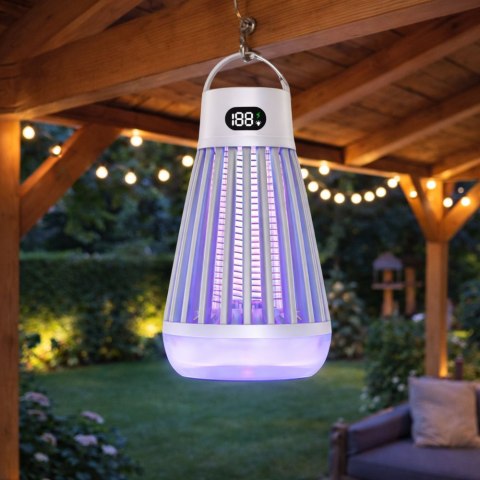 Elektryczna Lampka Owadobójcza Na Komary Światło UV Biała